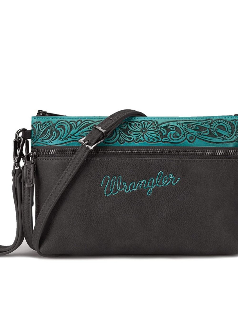 Wrangler Western Cowhide Crossbody Bags for Women Clutch Wristlet Purse